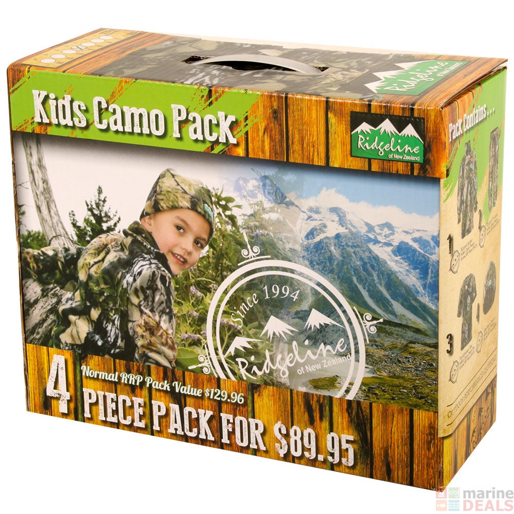 ridgeline 4 piece kids fleece pack