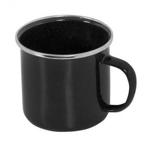 Kiwi Camping 80mm enamel mug black